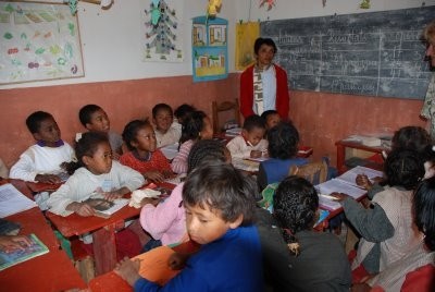 13- Une salle de classe près d'Antananarivo