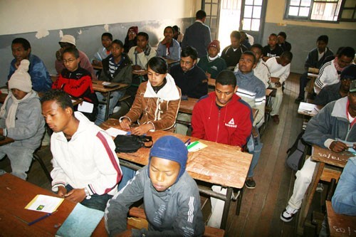 14- Une salle de classe