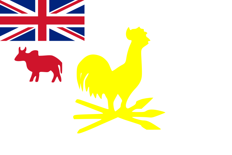 6 drapeau du 6 royaume de tamatave de 1826 a 1828